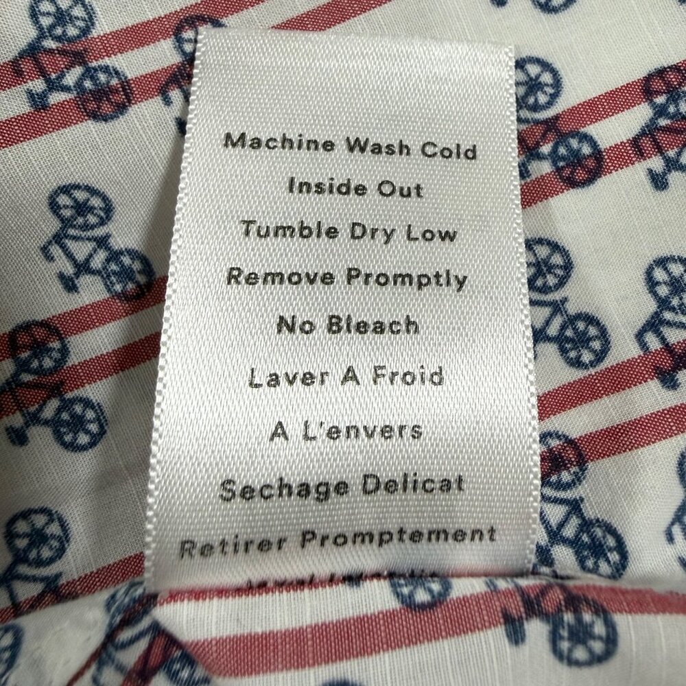 Grayson The Hero Bicycle Print Button Up Shirt Si… - image 14